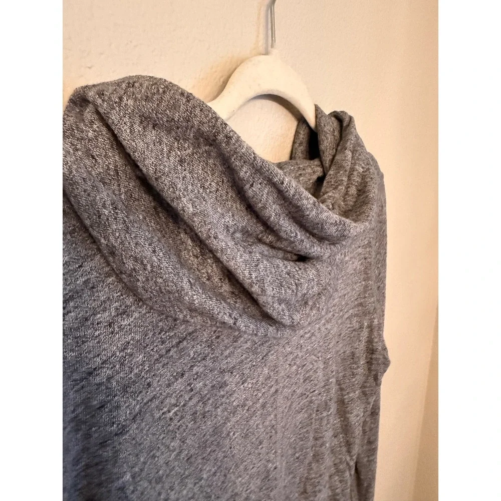 Nike Hoodie Women Small Gray Excellent Just Do It Graphic Pullover Lightweight